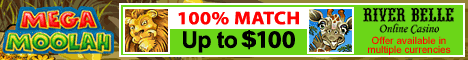 Mega Moolah au casino River Belle