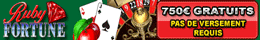 Casino Ruby Fortune - Bonus Gratuit