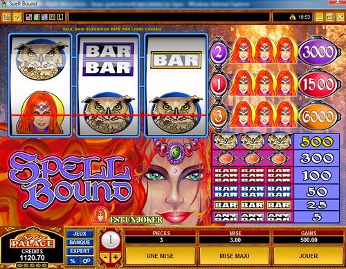 Gain 500€ au Casino Spin Palace