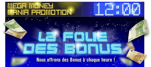 Participez à Mega Money Mania, une promotion unique chez les casinos du groupe Jackpot Factory !