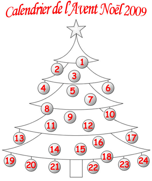 Calendrier de l'Avent 2009