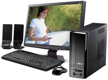 Ordinateur de bureau Acer Aspire X3200-DM75 + Écran 22" TFT