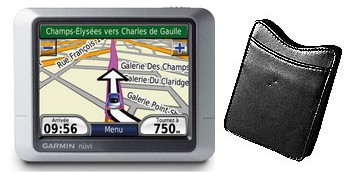 GPS portable Garmin nüvi 200 France/Benelux + Housse en cuir