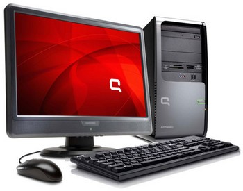 Ordinateur de bureau Compaq Presario SR5705fr + Écran 22" TFT