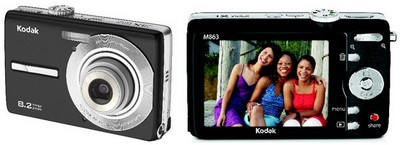 Appareil photo numérique compact Kodak Easyshare M863 noir