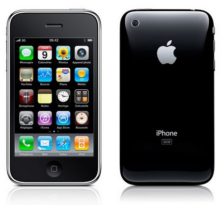 Téléphone mobile sans abonnement Apple iPhone 3Gs 32 Go Noir