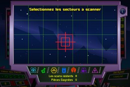 Vous disposerez de 8 scans pour dénicher les trésors les plus fructueux, parmi les 7 variétés de trésors proposés.