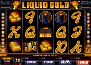 Machine à sous Microgaming - Liquid Gold