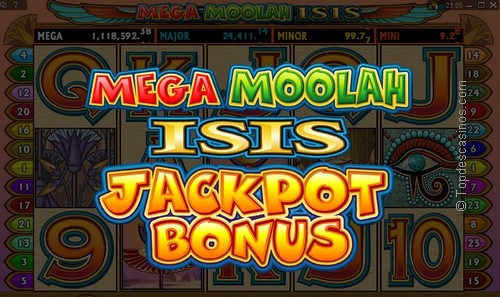 Mega Moolah Isis Jackpot Progressif