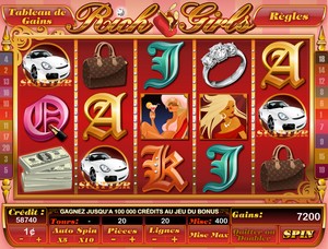 Jeu Casino770 - Machine à sous Rich Girls