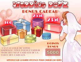 Les 3 cadeaux vous font gagner 5000 pièces