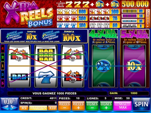 Gain Casino770 - Machine à sous Xtra Bonus Reels