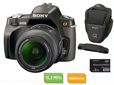 Appareil photo numérique reflex Sony Alpha A230L
