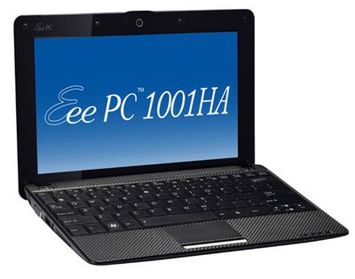 Netbook 10" Asus EeePC Seashell 1001HA Noir