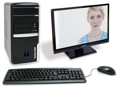 Ordinateur de bureau Packard Bell imedia D4322 + Ecran 21,6" TFT