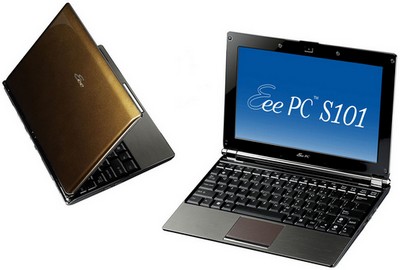 Netbook Asus EeePC S101 16 Go 10,2" TFT Marron