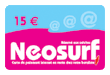 Carte Neosurf 15 Euros